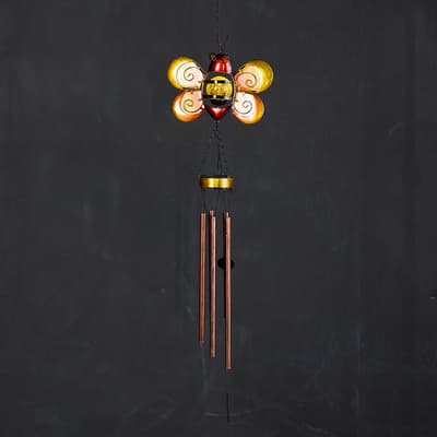 Solar Bee Wind Chime