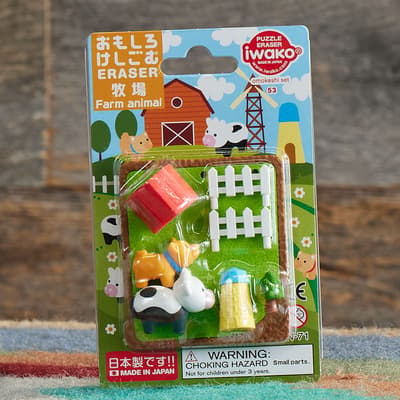 Farm Animal Erasers