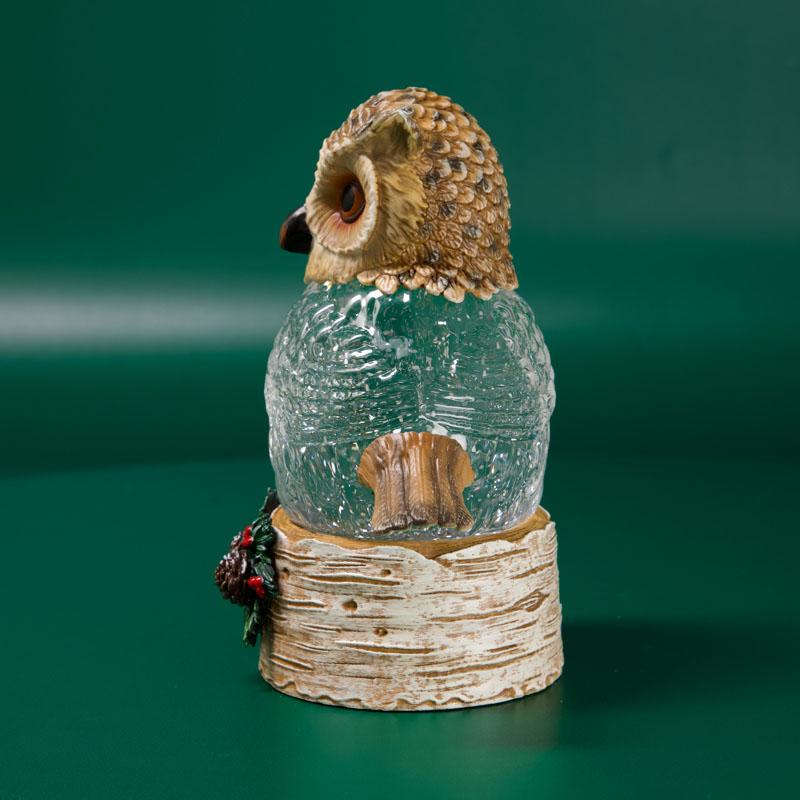 Owl Glitter Globe - Cracker Barrel
