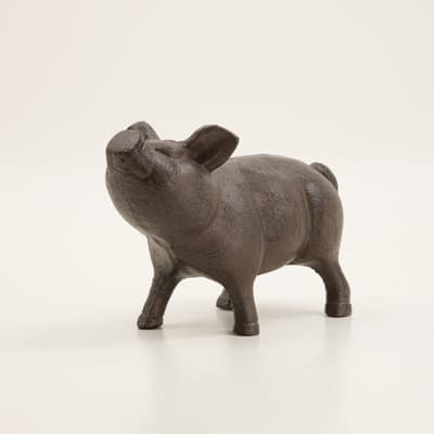 Iron Pig Door Stop
