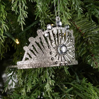 Glitter Tiara Ornament