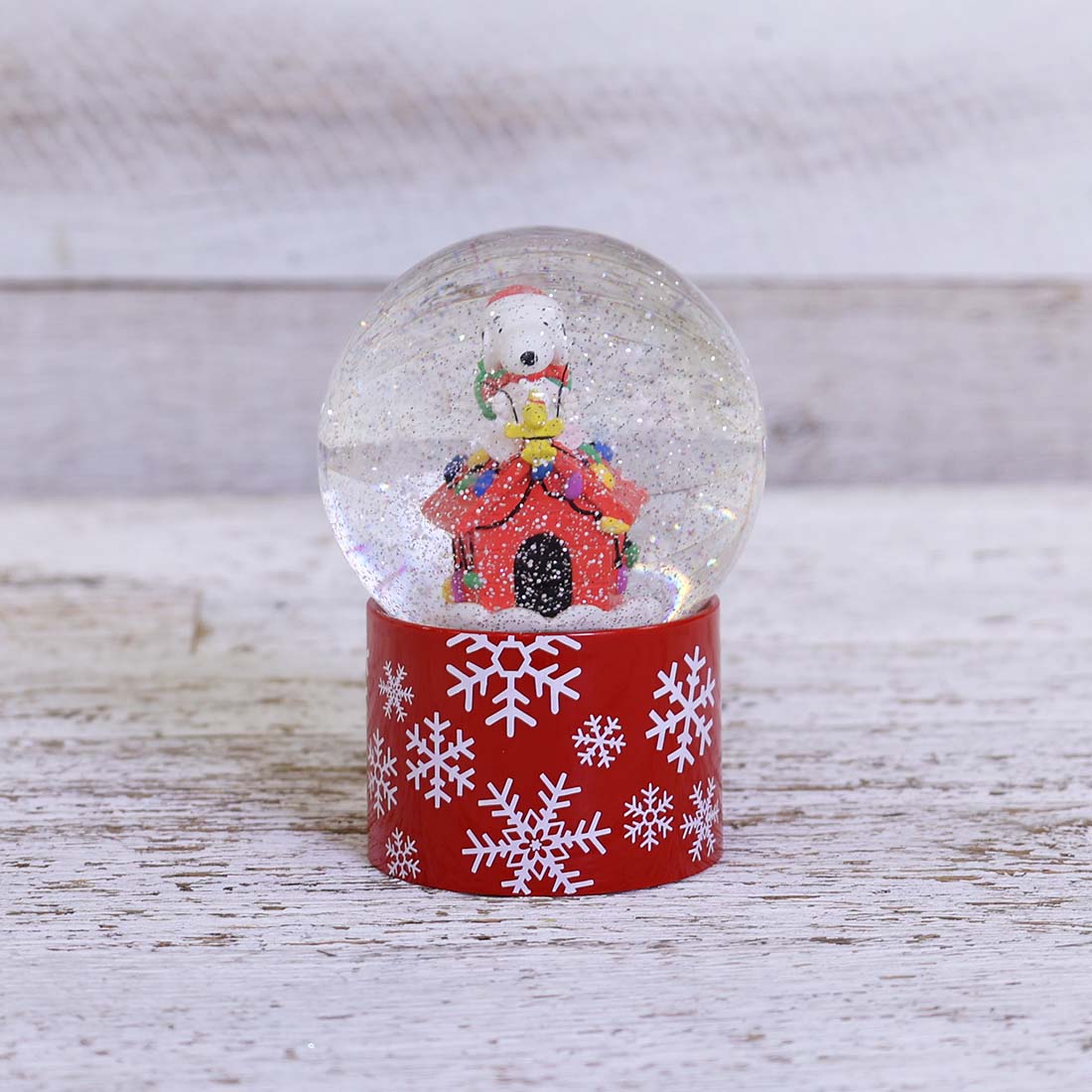 Snoopy Glitter Globe Snow Globe Cracker Barrel