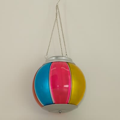 Solar Glass Hanging Beach Ball