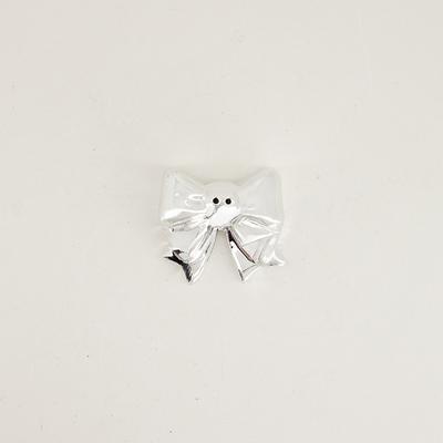 Mini Silver Bow Salt Shaker