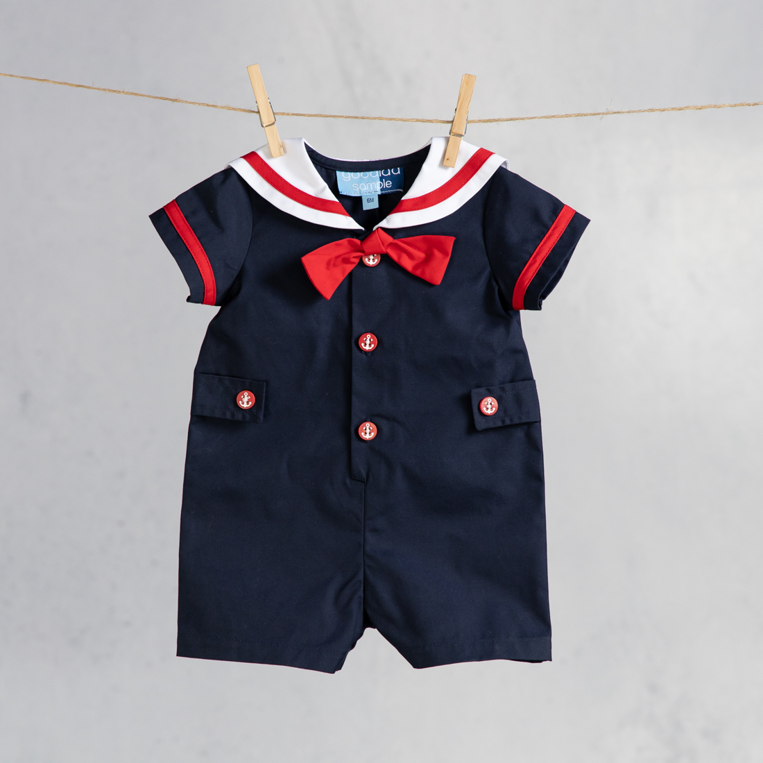 AMERI　SAILOR SCARF ROMPERS Ameri（アメリ）の「SAILOR SCARF ROMPERS（つなぎ