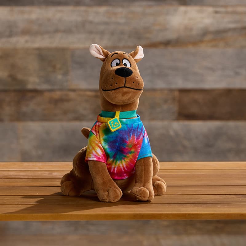 Tie dye scooby doo stuffed sales animal