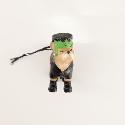 Bulldog in Monster Costume Ornament