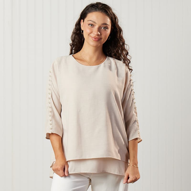 Amazon.com: Gathered Waist Design Elegant Pullover Shirt for