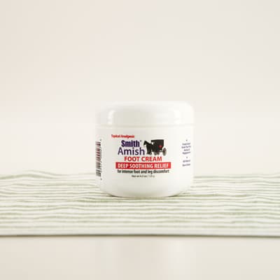 Smith Amish Foot Cream - Deep Soothing & Calming For Intense Foot & Leg Discomfort