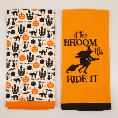 If Broom Fits Set of 2 Towels