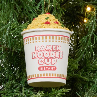 Ramen Noodle Cup Ornament