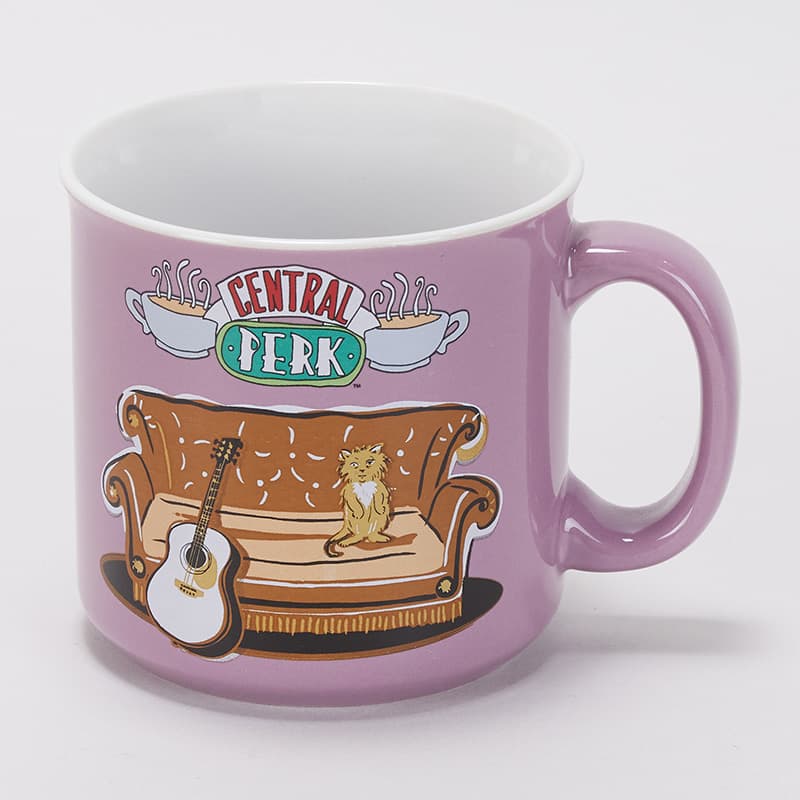 Friends Smelly Cat Central Perk Ceramic Soup Mug With Vented Lid | 24 Ounces