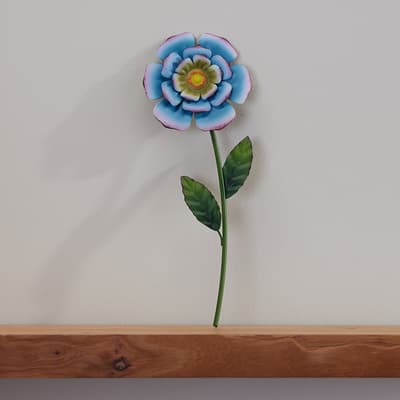 Metal Flower - Blue