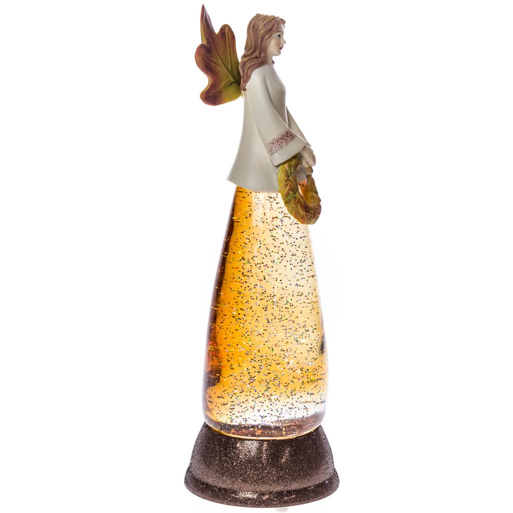 Angel deals glitter lamp