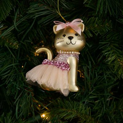 Glitter Kitten Ornament