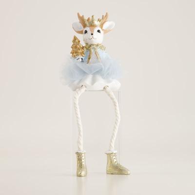 Christmas Deer with Tree Sitter