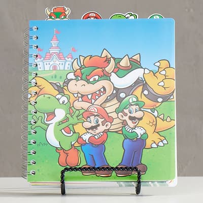 Mario 4-Tab Poly Journal