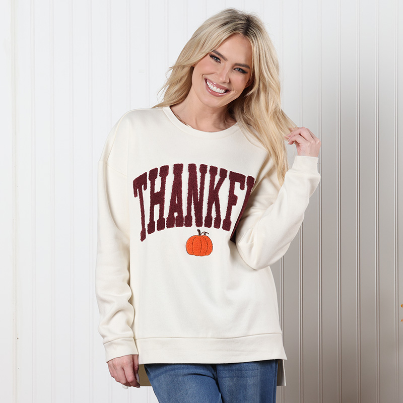 売れ筋商品|||ペンドルトン ニット&セーター アウター レディース French Terry Crewneck Sweatshirt - Women's Ivory Shop Stylish Women's Graphic Terry Crewneck Now | Pendleton