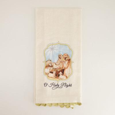 O Holy Night Tea Towel