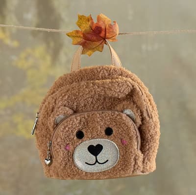 Sherpa Teddy Bear Mini Backpack