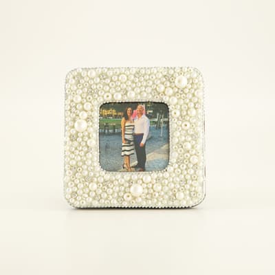 Beaded Pearl Frame