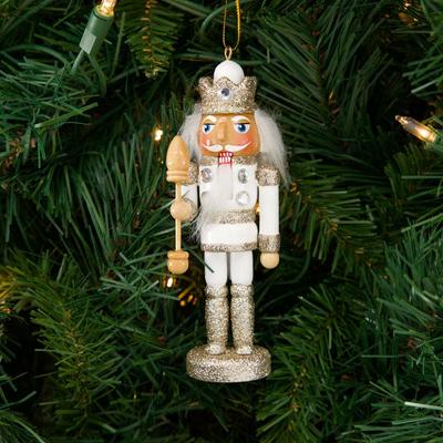 Wooden Nutcracker Ornament