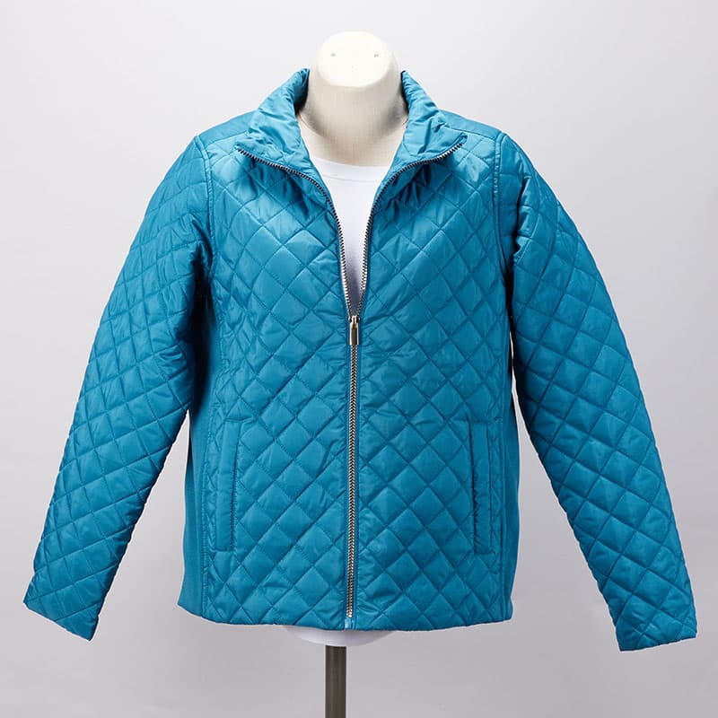 Teal blue hotsell jacket womens