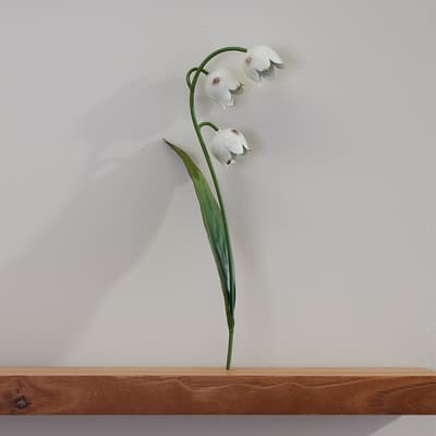 Metal Flower - White