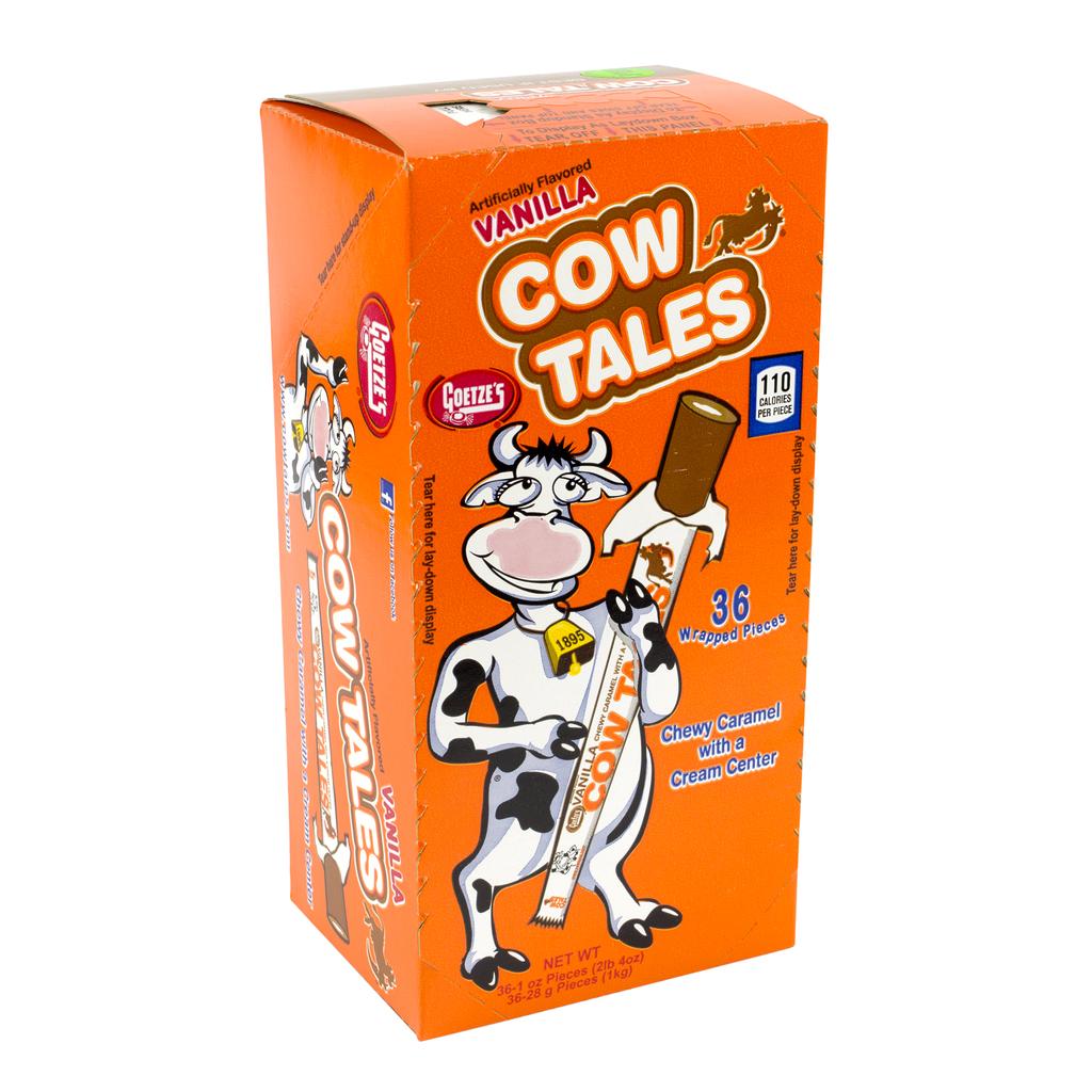 Vanilla Cow Tales Box 36 Count Cracker Barrel