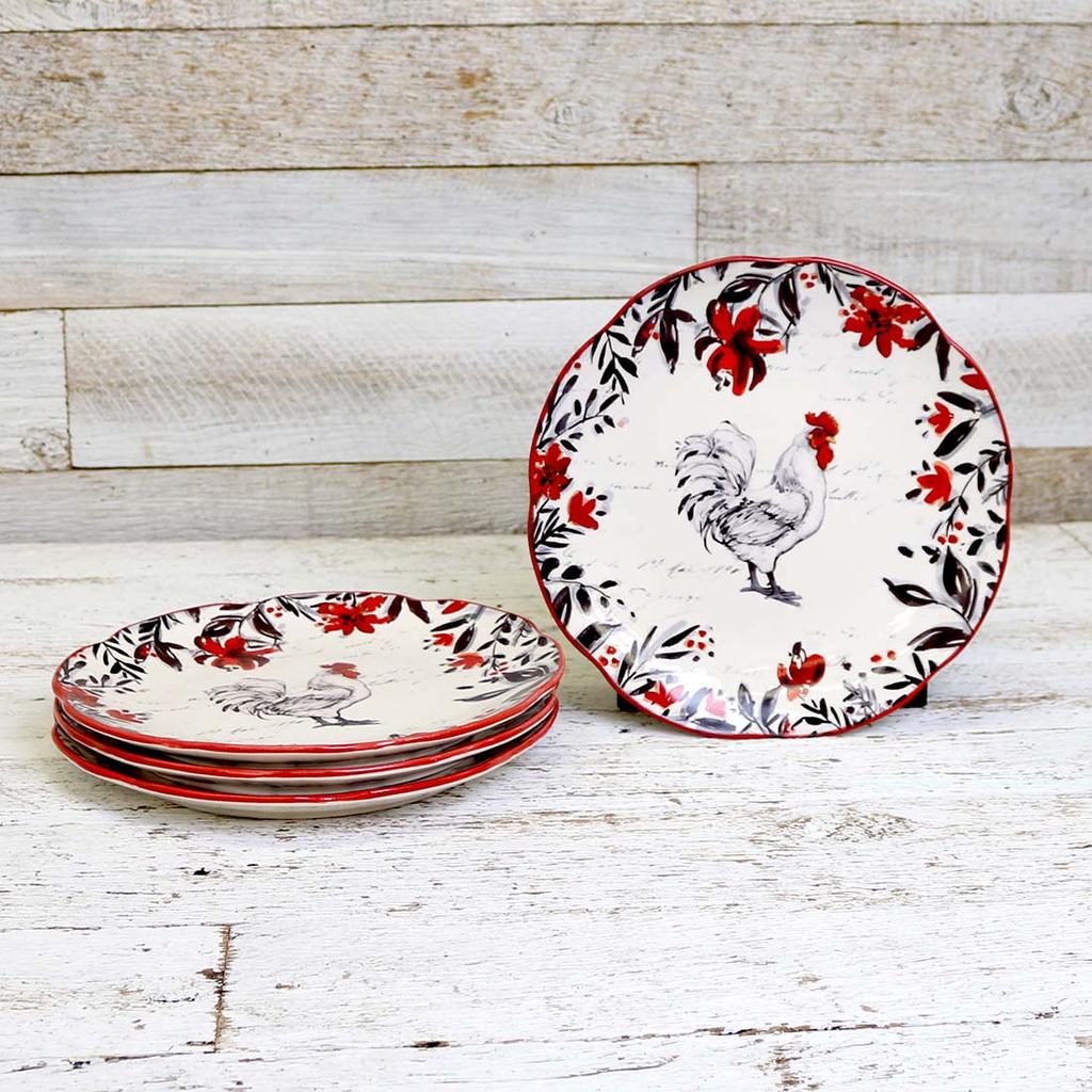 Rooster dishes cracker outlet barrel