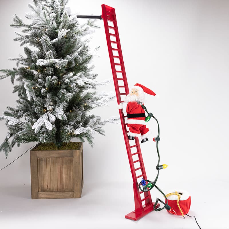 Climbing Santa