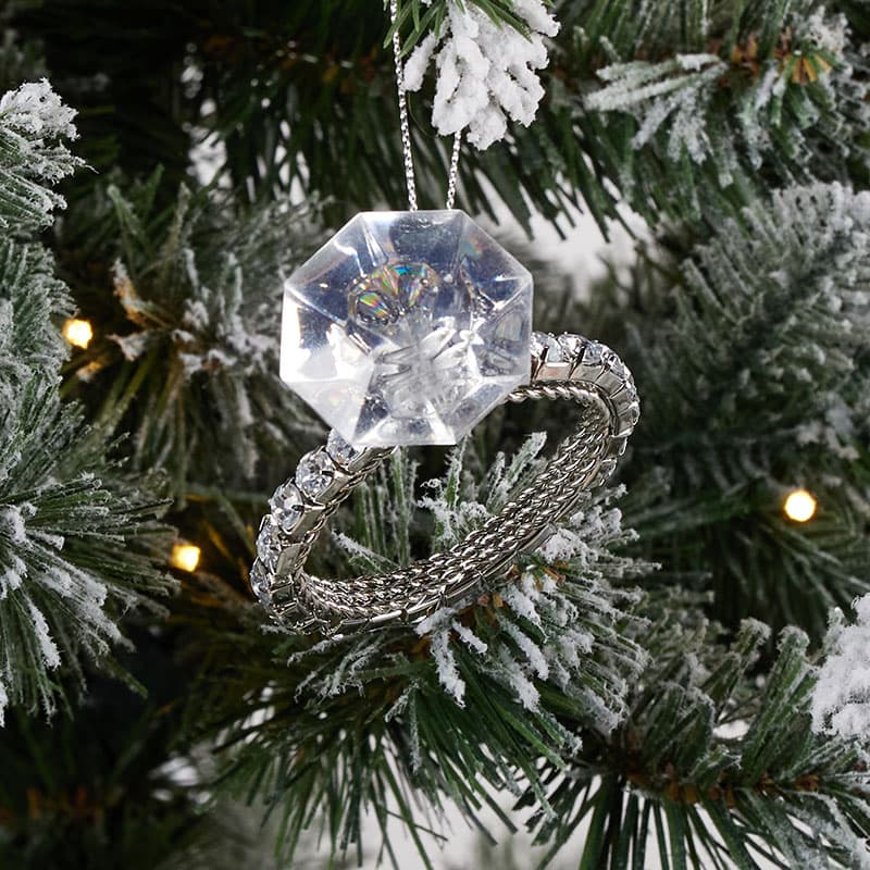 Ring christmas deals ornament