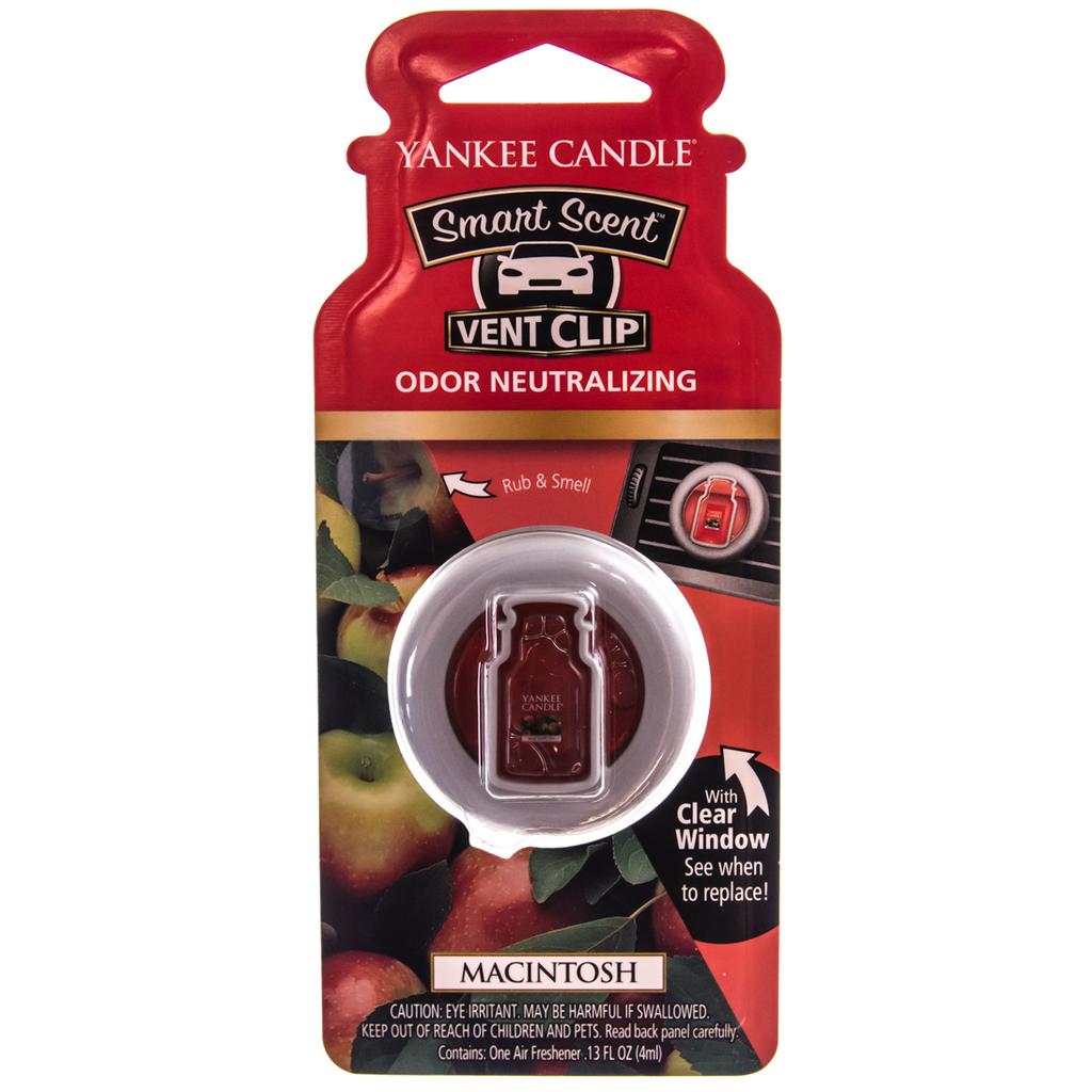 Yankee Candle Macintosh Car Vent Clip Cracker Barrel
