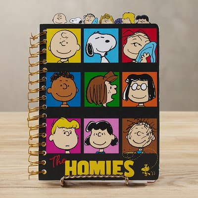 Peanuts Homies 6 Tab Poly Journal