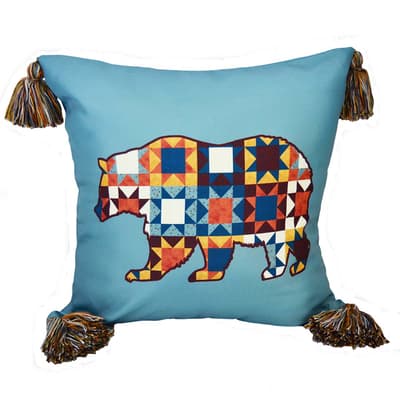 Donna Sharp Northern Lights Bear Pillow