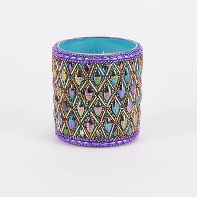 5 Oz. Jewel Tone Jeweled Votive