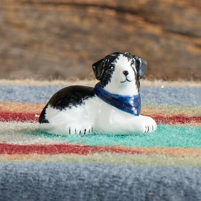 Border Collie Mini Salt Shaker