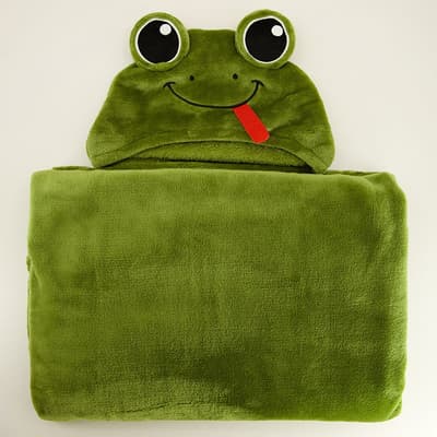 Frog Hooded Throw