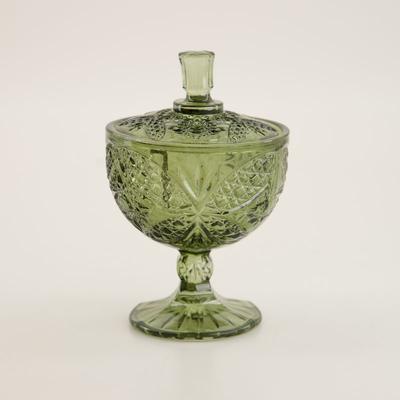 Decorative Glass Jar with Lid