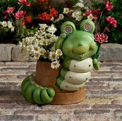 Solar Caterpillar Planter