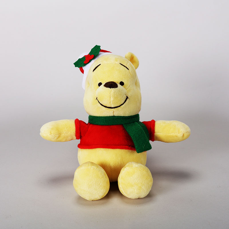 Winnie the Pooh Santa Plush Cracker Barrel