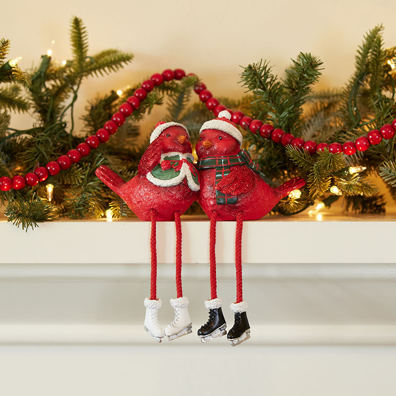 Cardinal Couple Sitter Cracker Barrel