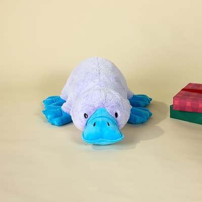 Jumbo Purple/Blue Platypus Plush