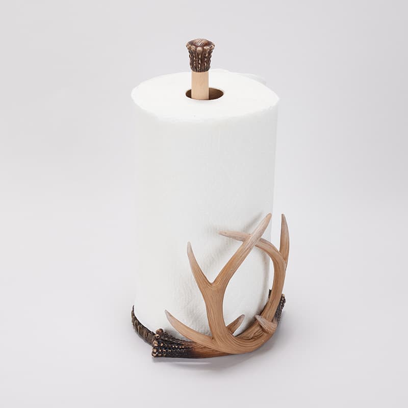 HiEnd Accents Antler Paper Towel Holder