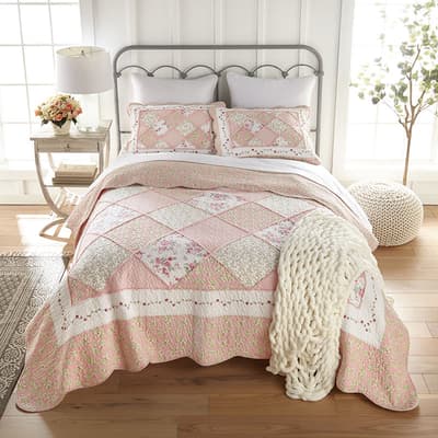 Donna Sharp Strawberry Garden 3 Piece Quilt Set - King