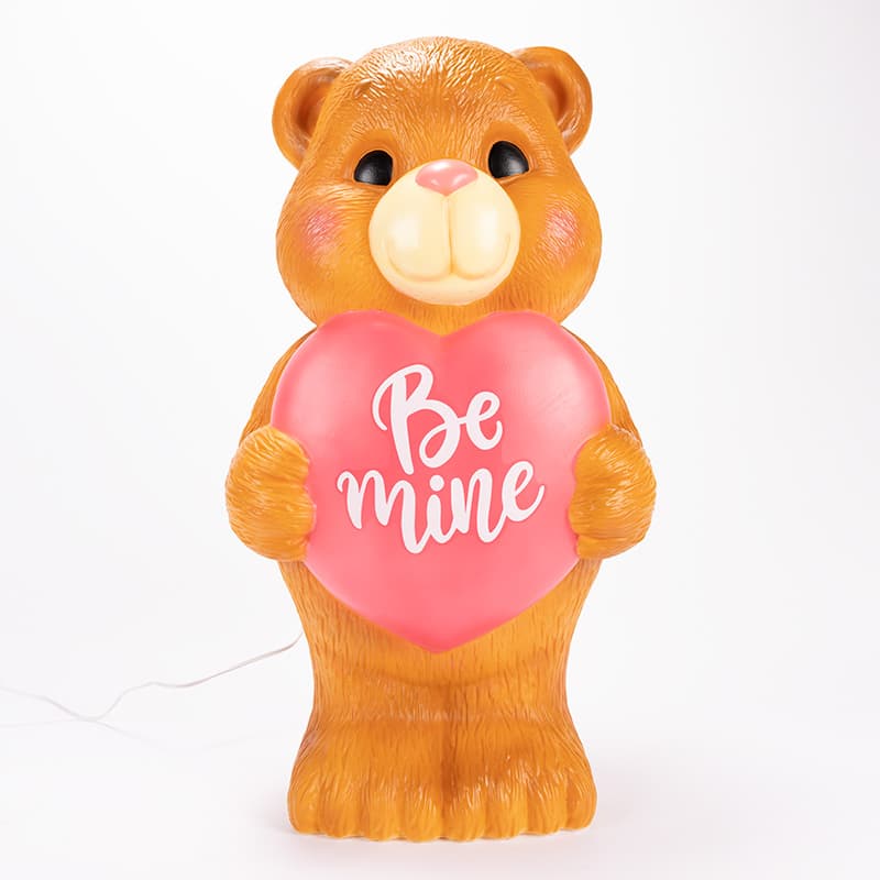 Christmas teddy bear shops blow mold