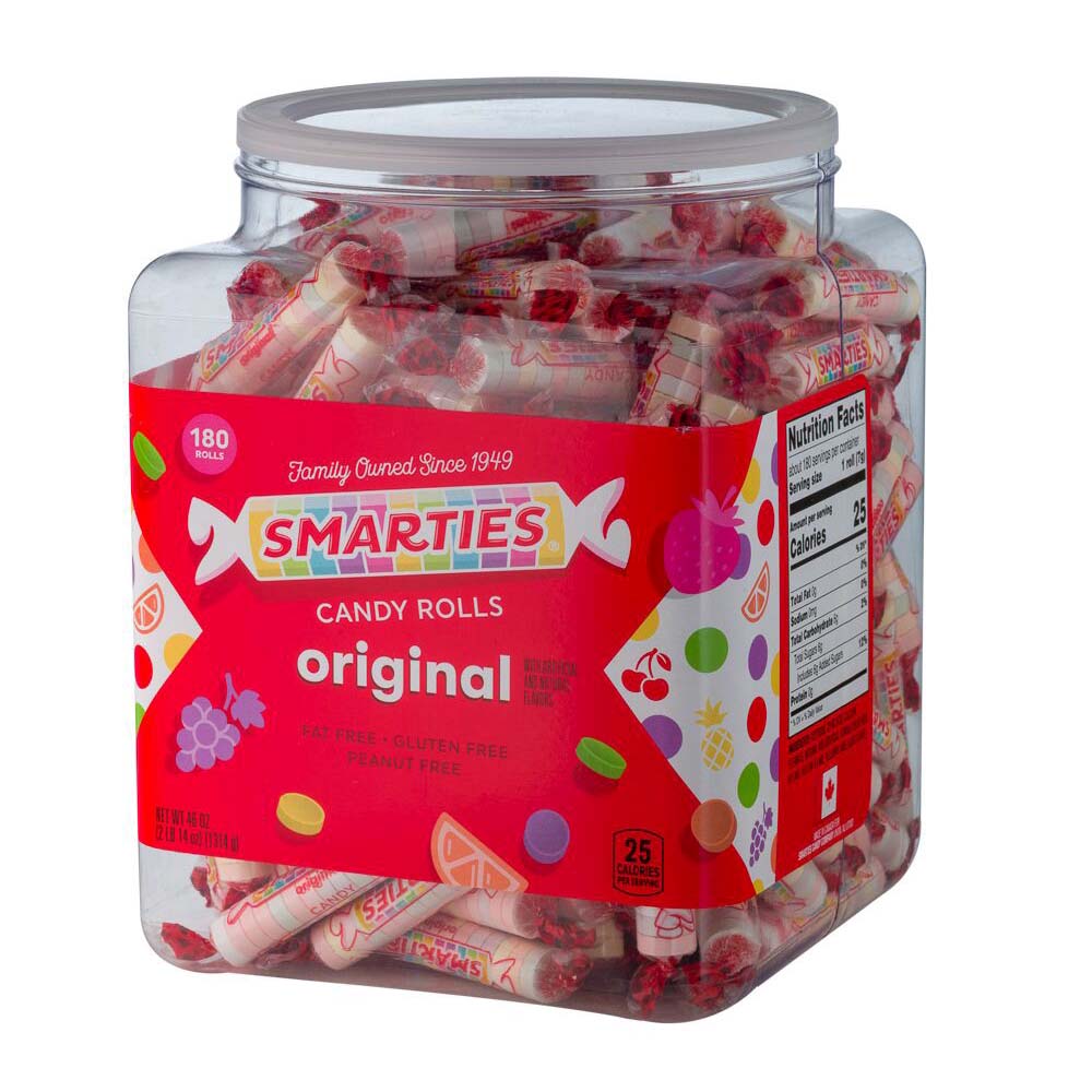 Smarties Tub - 180 Count Food Candy 