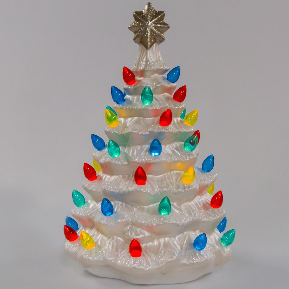 Ceramic Christmas Tree With Lights Cracker Barrel Best Decorations