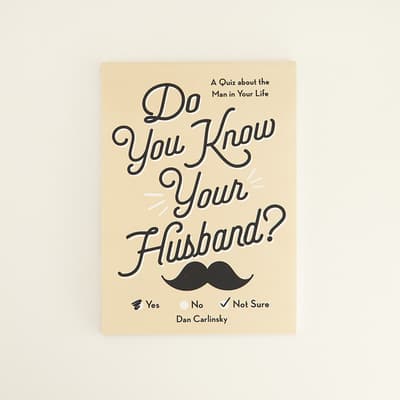 Do You Know Your Husband Quiz Pad