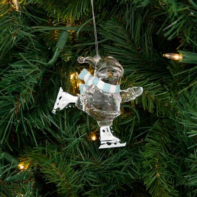 Skating Snowman Ornament